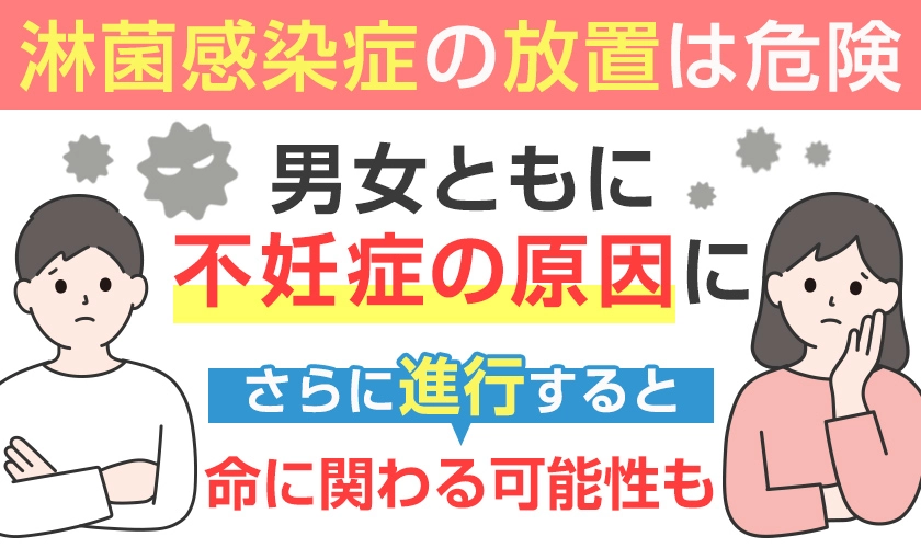 淋菌感染症(淋病)の放置で不妊症や死亡のリスクが上昇 さらに進行すると命に関わる可能性も