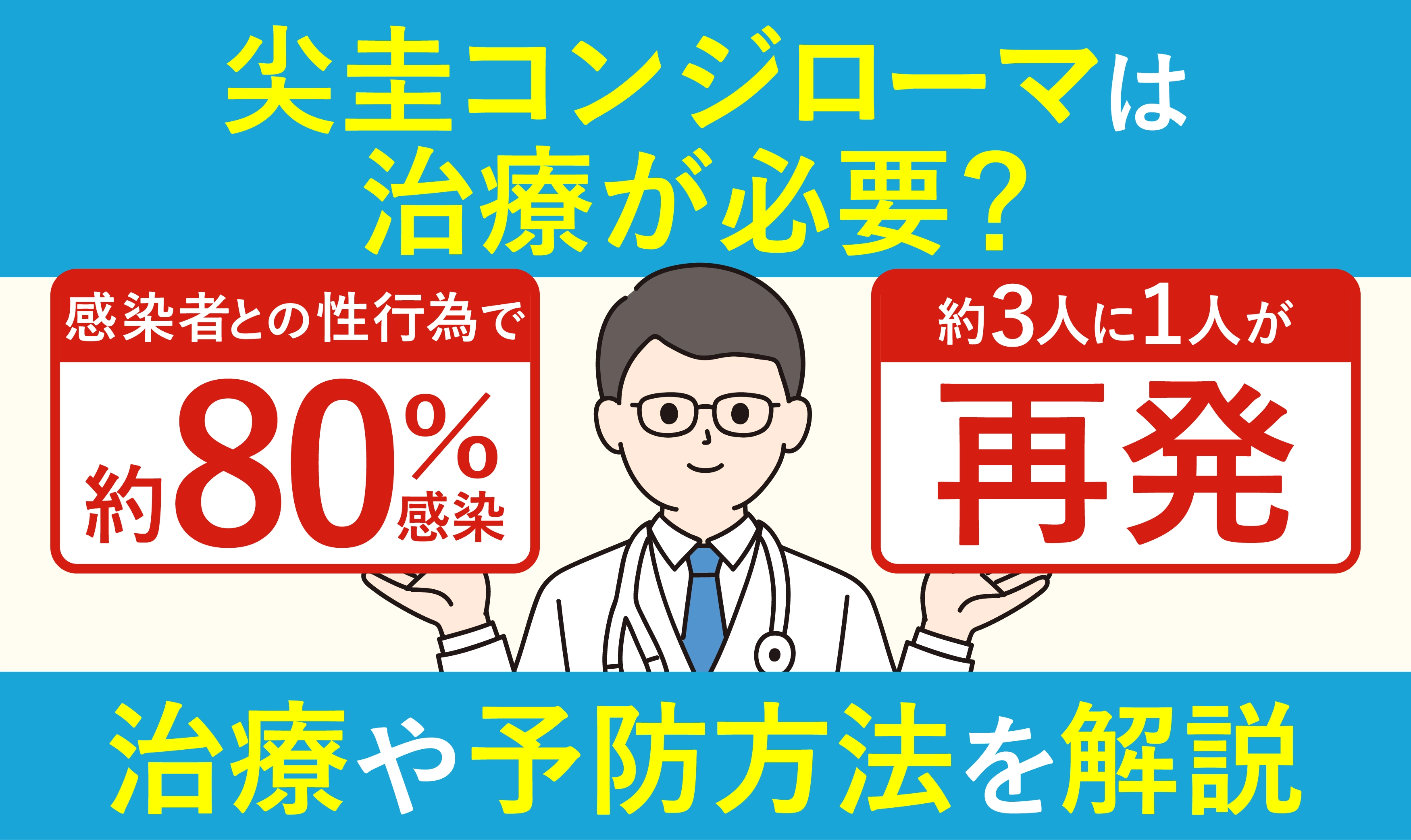 尖圭コンジローマには治療が必要？