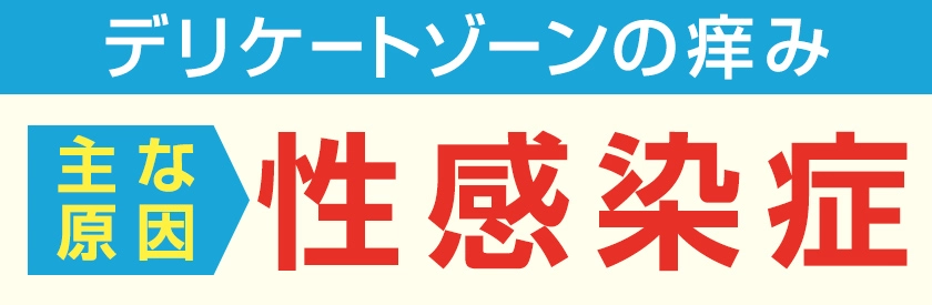 感染症によってデリケートゾーンにあらわれるかゆみなどの症状例